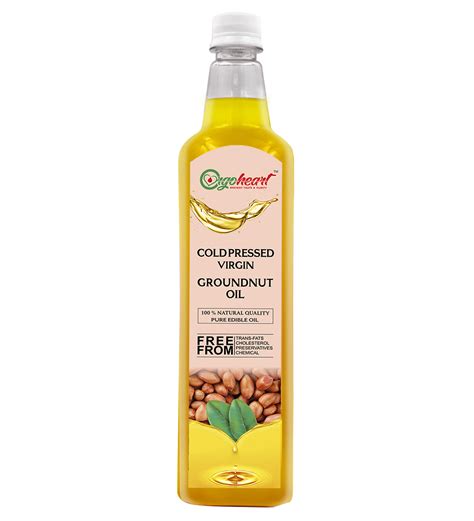 Cold Pressed Groundnut Oil 1 5 Liter Orgo Heart