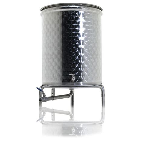 Sansone Welded Conical Stainless Steel Barrels Liters