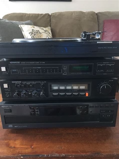 Vintage 1980s Kenwood Rack System Stereo System For Sale In Cranston