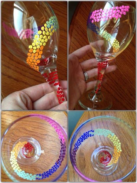 19 Painted Wine Glass Ideas To Try This Season Hand Painted Wine Glasses Diy Diy Wine Glass