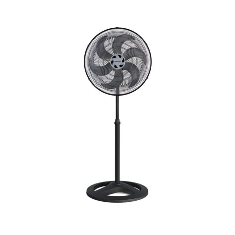 Ventilador Coluna Turbo 6 Pás Oscilante Preto 50Cm Ventisol Barcelona