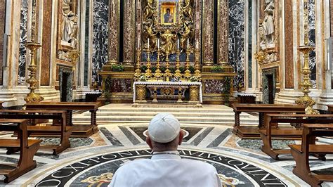 Pope Francis Entrusts Marseille Trip To The Virgin Mary At Basilica Of Notre Dame World Today News