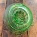 Green Depression Glass Juicer Vintage Vaseline Glass Counter Juicer