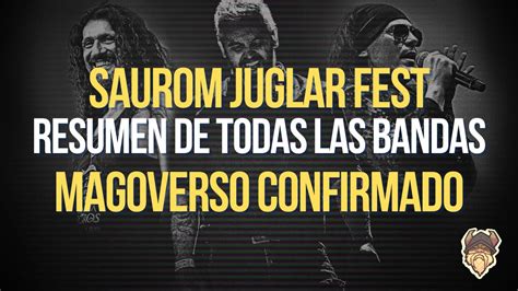 TODAS LAS BANDAS DEL SAUROM JUGLAR FEST YouTube