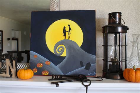 Jack Skellington Pumpkin Painting at PaintingValley.com | Explore ...