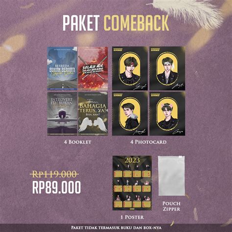 Jual PRE ORDER Buku Bacaan Novel Diamond Gang Universe PAKET COMEBACK