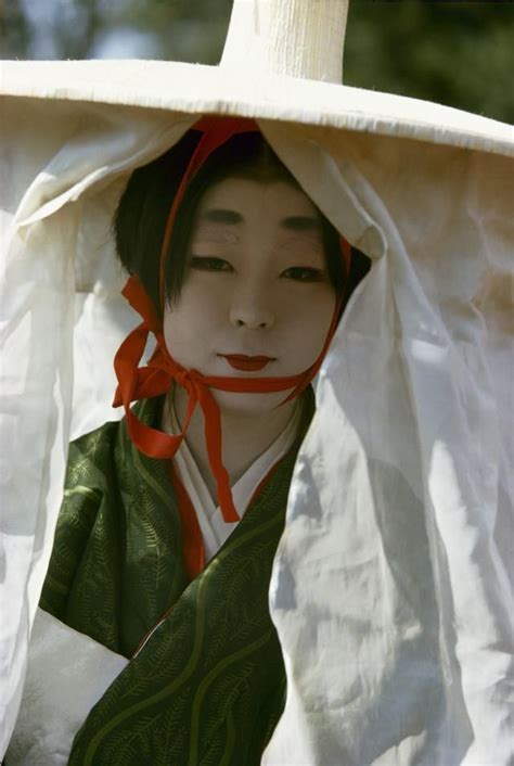 Woman in Heian Period costume, Festival of the Ages, Kyoto, Japan. Taken for a series on Japan ...