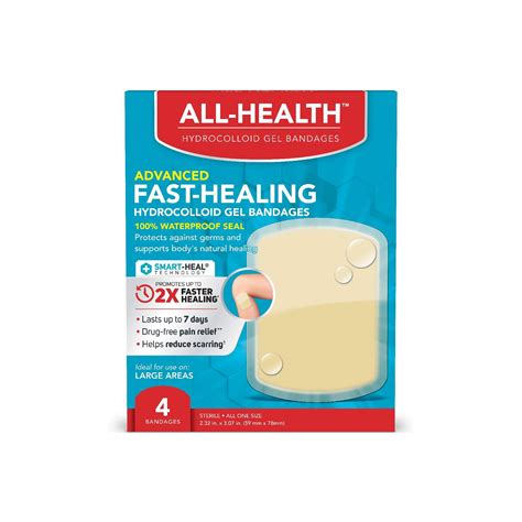 All Health All Health Advanced Fast Healing Hydrocolloid Gel Bandages