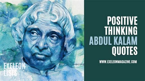 Positive Thinking Apj Abdul Kalam Quotes Updated