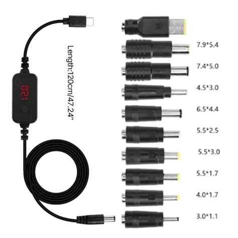 100w Type C Dc Power Adapter Jack Connector Usb Type C To Universal