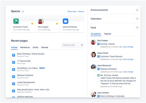 Experience The New Home Page Confluence Cloud Atlassian Support