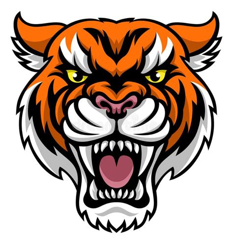 Tiger Mascot Clipart