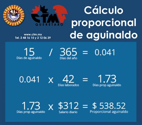 Calcula Tu Aguinaldo De Esta Manera Ctm Querétaro