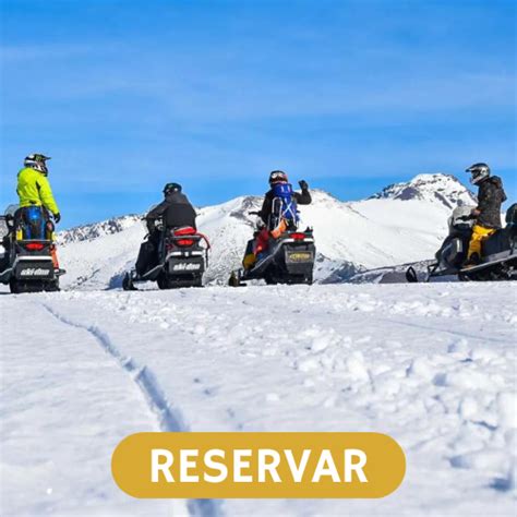 Paseo en moto de nieve 30 minutos Volcán Antuco Centro de Montaña