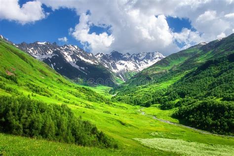 Mountains Beautiful Landscape Of Mountain Valley Scenic Mountains