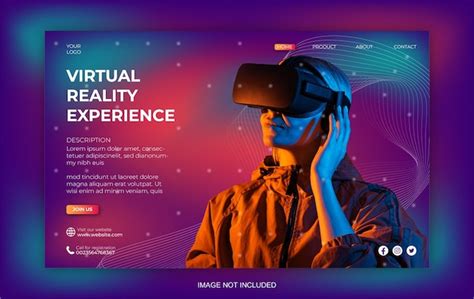 Premium Vector Virtual Reality Social Media Post