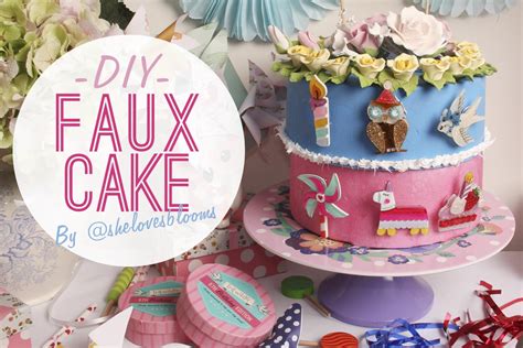 How To Create Your Own Diy Faux Cake Display