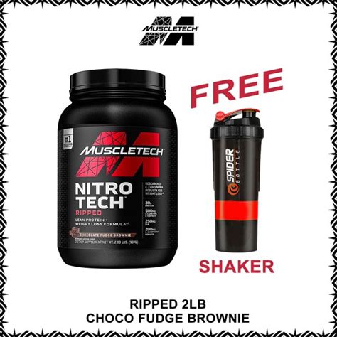 Jual MUSCLETECH NITROTECH RIPPED 2LB WHEY PROTEIN FOR WEIGHT LOSS