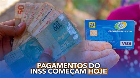 Pagamentos Do Inss Come Am Hoje Confira O Calend Rio Todas As