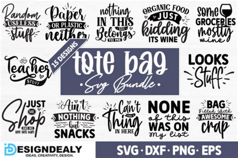 Tote Bag SVG Bundle Graphic By Buysvgbundles Creative Fabrica