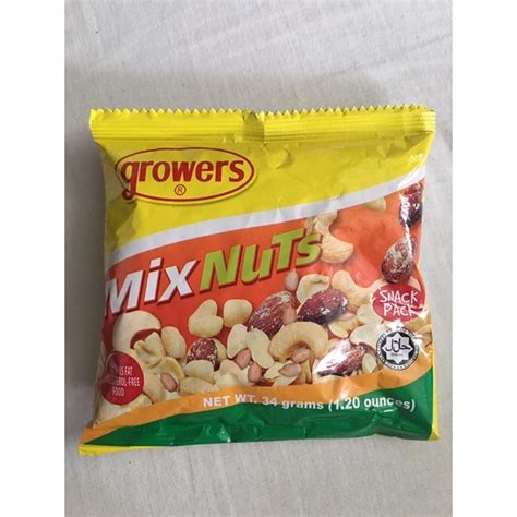 Growers Mix Nuts Snack Pack G Shopee Philippines