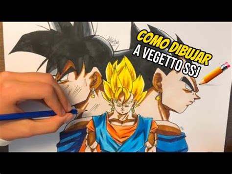 C Mo Dibujar A Vegetto Ssj How To Draw Vegetto Ssj Xdibujos Youtube