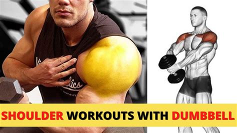 9 Best Shoulder Exercises For BOULDER SHOULDER Dumbbells Only YouTube