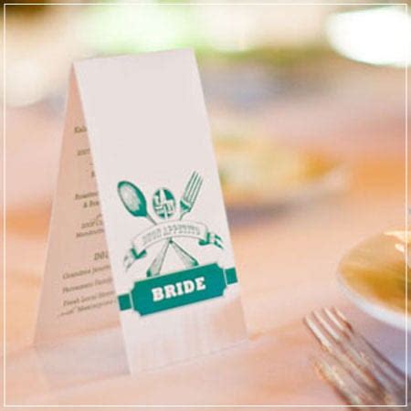 U+U Design — Tent Card Menus