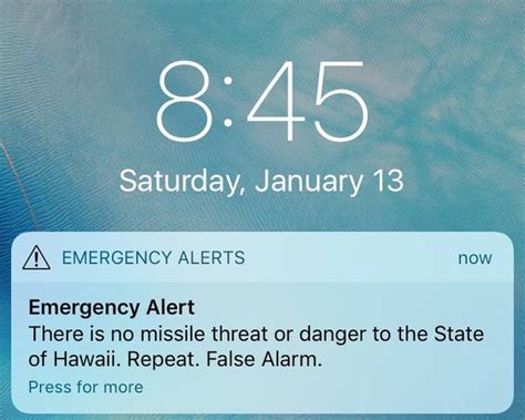 False Alarm Officials Apologize For Mistaken Missile Warning That Sends State Into Panic West