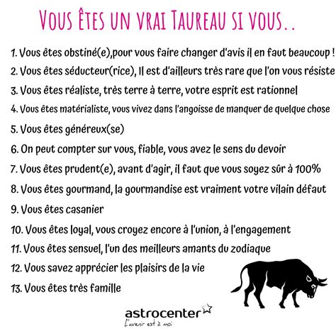 13 signes qui prouvent que vous êtes un Taureau Signe astro taureau