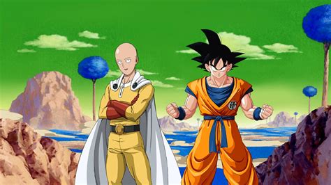 Saitama Vs Goku Wallpapers Top Free Saitama Vs Goku Backgrounds