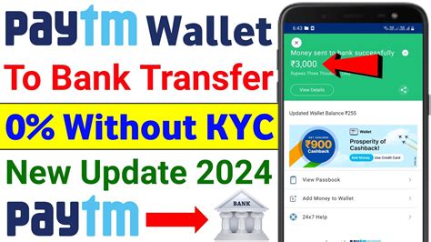 Paytm Wallet To Bank Transfer Without Kyc Paytm Wallet Se Paise Kaise