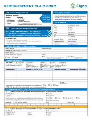 Fillable Online Reimbursement Claim Form Kearney Fax Email Print