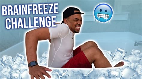 Brain Freeze Challenge Freezing Cold Terrell And Jarius Youtube