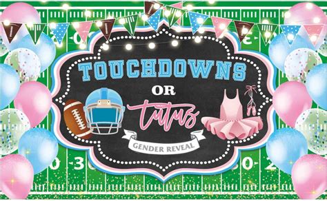 Funnytree 708 X 433 Touchdowns Or Tutus Gender Reveal