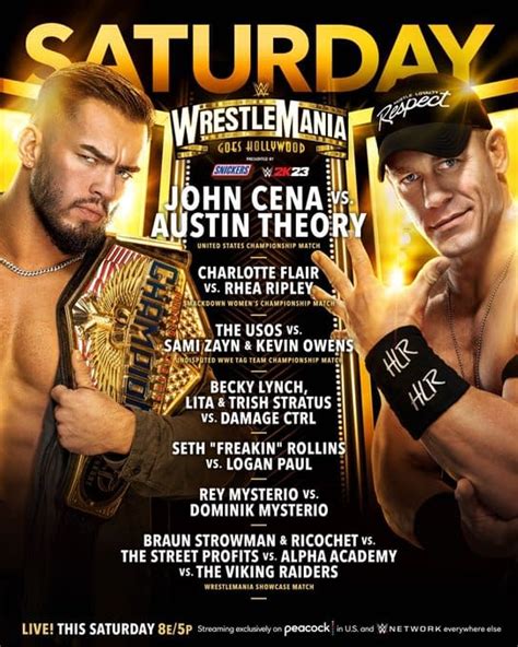 Wrestlemania Night One And Two Lineup Revealed For This Weekend