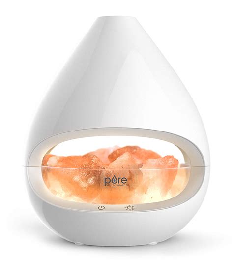 2 In 1 Himalayan Salt Lamp Essential Oil Diffuser 100 Pure Himalayan