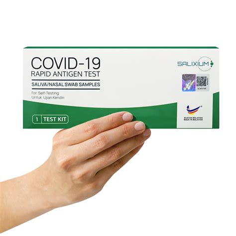 Salixium COVID-19 Rapid Antigen Test Saliva & Nasal Swab Samples (Home