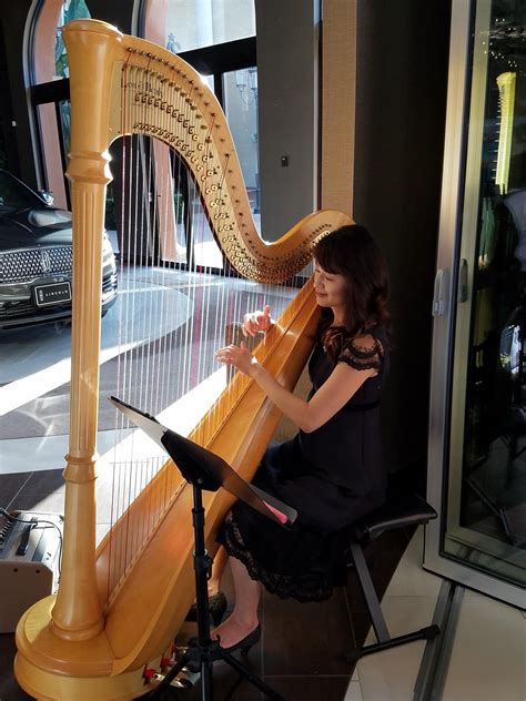 Hire Tomoko Harpist Will Be Available In Orange County Southern California