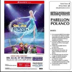 Boletos gratis para Disney on Ice Frozen con tus compras en Pabellón