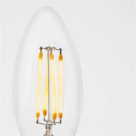 Ampoule Led Filaments E Candle W Tala Transparent Made In Design