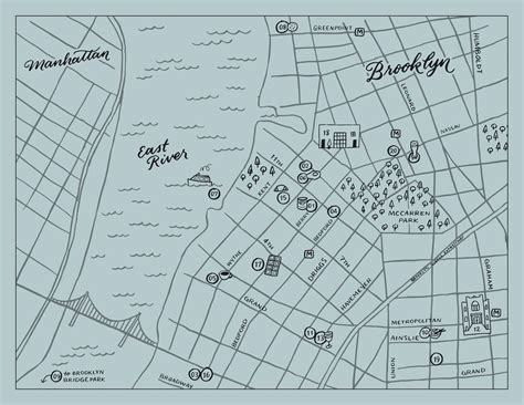 Map Of Williamsburg Brooklyn - Map Of Illinois