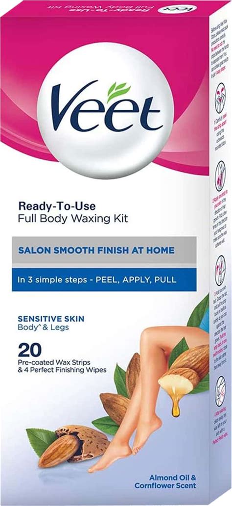 Buy BSC WOMEN FULL BODY WAX STRIPS FOR SENSITIVE SKIN PACK OF 3