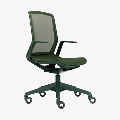 Okamura Cynara Office Chair Dark Green Hunts Office