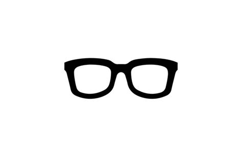 Premium Vector Flat Glasses Icon Symbol Vector Illustration