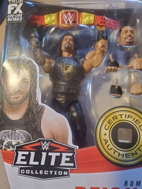 Mattel WWE Elite Roman Reigns Figure New In The Box With Title Etsy