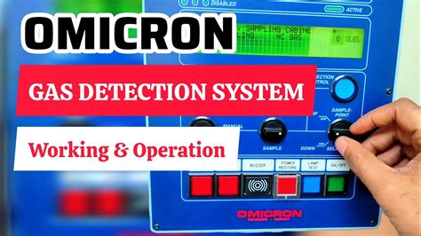 Fixed Gas Detection System On Ships Working Operation Omicron Gas