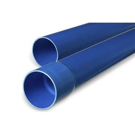 Round Inches Blue Pvc Plastic Casing Pipe Diameter