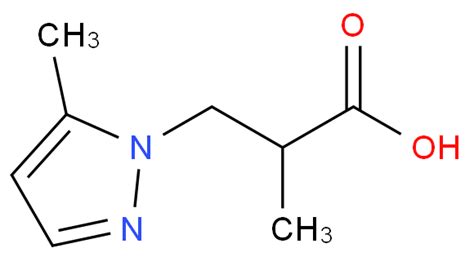 2 Methyl 3 5 Methyl Pyrazol 1 Yl Propionic Acid 1013936 87 2 Wiki