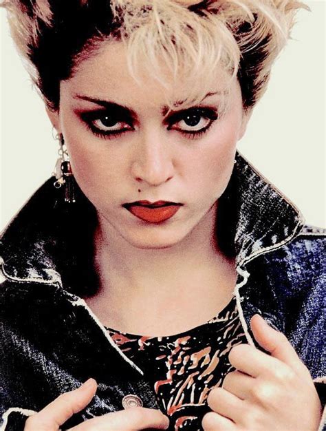 Madonna Photographed By Peter Cunningham In 1982 As A Publicity Photo